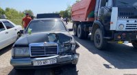 Ağcabədidə üç avtomobil toqquşdu – Ağır yaralı var - FOTO