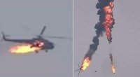Rusiyada helikopter qəzaya uğradı