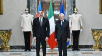 İlham Əliyev İtaliya Prezidenti Sercio Mattarella ilə görüşüb - FOTO