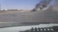 İsfahanda etirazçılar yanan təkərlərlə yolu bağlayıblar – ANBAAN VİDEO  