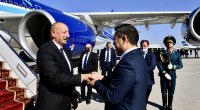 İlham Əliyevi Bişkek hava limanında Qırğızıstan prezidenti qarşıladı - FOTO/VİDEO