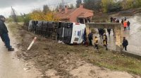 Türkiyədə sərnişin avtobusu AŞDI: 33 yaralı... - VİDEO - YENİLƏNİB