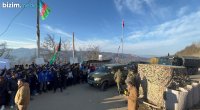 Aksiya keçirilən ərazidən sülhməramlıların təminat avtomobili keçdi – VİDEO
