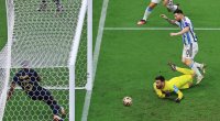 Argentina millisinin azarkeşləri penalti vurulan qapının torunu sökdülər - FOTO