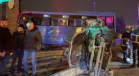 Türkiyədə avtobusla minik maşını toqquşub - 16 yaralı var - FOTO