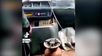 Sürücü isinmək üçün avtobusun salonunda qaz balonu yandırdı – VİDEO