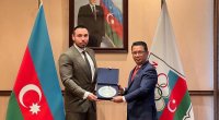 Azər Əliyev Malayziya Olimpiya Şurasının prezidenti ilə görüşüb - FOTO 