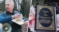Niderlandda anti-islam təşkilatının lideri Quran kitabının vərəqlərini cırdı – ANBAAN VİDEO