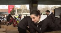 Bakı sakinləri qardaş Türkiyəyə yardım toplayır – VİDEO