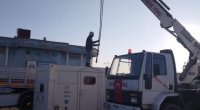 Azərbaycandan göndərilən Mobil səhra hospitalı Kahramanmaraşda quraşdırılır