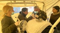 FHN-in Türkiyədəki mobil səhra hospitalında 215 zərərçəkənə tibbi xidmət göstərilib - VİDEO 