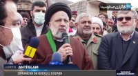 İran prezidentini zəlzələ bölgəsində peşman etdilər – FOTO/VİDEO