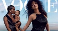 Hamilə Rihanna oğlu və əri ilə “Vogue”də BƏRQ VURDU – FOTOSESSİYA