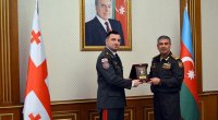 Azərbaycan və Gürcüstan arasında hərbi əməkdaşlığın inkişafı müzakirə olunub