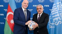 Rövnəq Abdullayev FIFA-nın prezidenti ilə GÖRÜŞDÜ - FOTO 