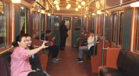 Bakı metrosunda retro vaqonların nümayişi - FOTO