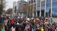 Güney azərbaycanlılar Brüsseldə aksiya KEÇİRİR - VİDEO