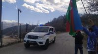 Sülhməramlıların 18 avtomobili Laçın yolundan maneəsiz keçib - FOTO