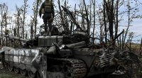 Müharibə başlayandan ilk dəfə Rusiya Ordusunun tankları Mariupoldan KEÇİB - VİDEO 