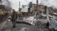 Kiyev hərbi administrasiyası: Paytaxta ilin ən böyük hava hücumu oldu 