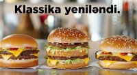 Klassika yeniləndi! - “McDonald\'s” tarixdə ilk dəfə klassik burgerlərin reseptinə və hazırlanma texnologiyasına dəyişiklik edib - VİDEO