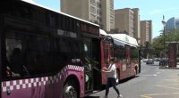Avtobus sürücülərinin qanunsuz hərəkəti təhlükə saçır - VİDEO 