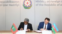 Azərbaycan və Maldiv XİN-ləri arasında Anlaşma Memorandumu imzalanıb - FOTO 
