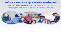 Ağalı və Talışda 190 sakin məşğulluq proqramı ilə əhatə OLUNUB 