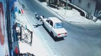Bakıda yolu keçən piyadanı maşın vurdu - ANBAAN VİDEO 