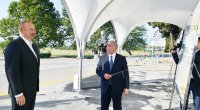 Prezident Qarapapaq-Çaylı avtomobil yolunun açılışında iştirak ETDİ - FOTO