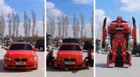 Türkiyəli mühəndislər BMW avtomobili əsasında “transformer” yaratdılar - VİDEO