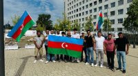 Azərbaycanlılar Bonn şəhərində etiraz aksiyası keçirdi - FOTO