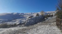 Qubanın Dalıqaya kəndinə qar yağdı - FOTO