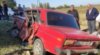 Goranboyda iki avtomobil TOQQUŞDU: Ölən və xəsarət alanlar var – FOTO  