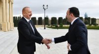 İlham Əliyev Gürcüstanın Baş naziri ilə görüşüb - FOTO
