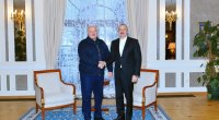 İlham Əliyev Sankt-Peterburqda Lukaşenko ilə görüşdü - FOTO/VİDEO