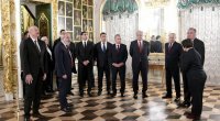 İlham Əliyev “Böyük Peterhof Sarayı” ilə tanış olub - FOTO/VİDEO