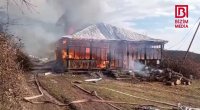 Oğuzda evləri yanan dörd məcburi köçkün ailəsi mənzillə təmin OLUNACAQ - FOTO  