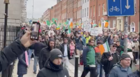 İrlandiyada da etirazlar BAŞLADI - ANBAAN VİDEO 