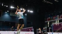 Badmintonçumuz mübarizəni dayandırdı