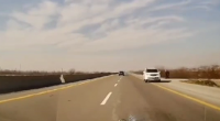 Bakı-Qazax yolunda “protiv” gedən sürücü cəzalandırıldı - VİDEO