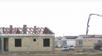 Ağdamda tikintisi davam edən evlərin ən son görüntüləri - VİDEO