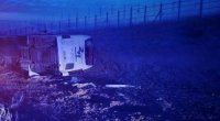 Türkiyədə sərnişin avtobusu xəndəyə aşdı: 15 yaralı var