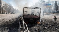 Rusiya təyyarələri Ukraynanın 9 bölgəsinə bomba yağdırdı - VİDEO