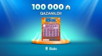 Bakı sakini “5X” lotereyasında 100 000 manat qazandı - VİDEO