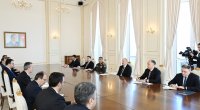İlham Əliyev Türkiyə Prezident Administrasiyasının komitə sədrini qəbul edib - FOTO