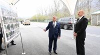 Prezident avtomobil yolunun açılışında iştirak etdi - FOTO/VİDEO