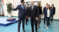 Bolqarıstan Prezidenti və xanımı Milli Gimnastika Arenasında - FOTO