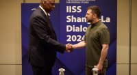 Zelenski Sinqapurda ABŞ müdafiə naziri ilə görüşdü - VİDEO