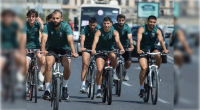 “Sumqayıt”ın futbolçuları velosiped sürdülər
